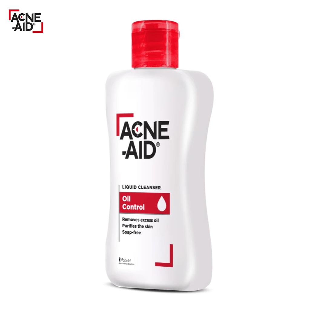 ACNE-AID Жидкое очищающее средство, Контроль жирности, Удаляет излишки жира, Очищает кожу, Не содержит мыла, 100 мл. - Тайский уход за кожей