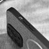 Для Magsafe Magnetic Wireless Charge Phone Case для iPhone 16 Pro 15 14 Plus 13 Pro Max Однотонный тканевый противоударный чехол из ТПУ