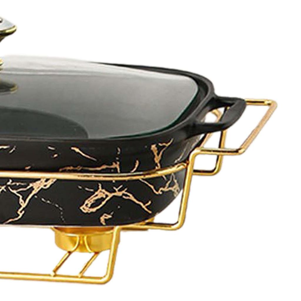 Chafing Dish Rectangular Easy To Use Easy To Clean Warmer Server for Restaurant