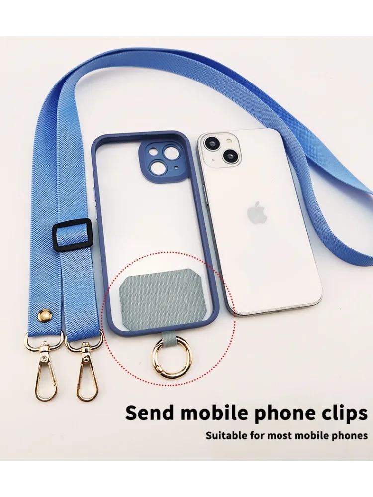 Universal Adjustable Crossbody Phone Lanyard Strap Neckband Mobile Phone Rope Neck Straps Cell Phone Case Anti-lost Lanyards