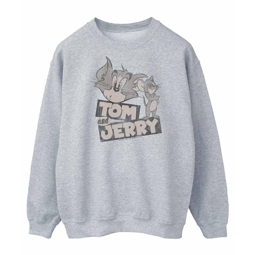 Tom and Jerry Мужская толстовка с подмигивающим смайликом
