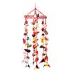 Takagi Textile Panami Hanging Ornament Kyoto Chirimen Hanging Ornament Seven Ornaments Red and White Ring Handmade Kit LH-410