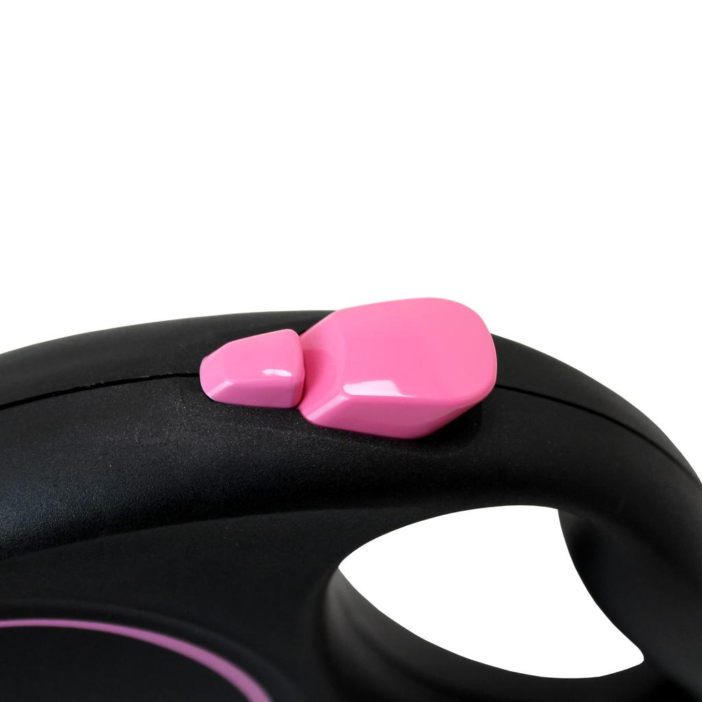 Flexi Black Design Tape M than 5m Pink (Less 25kg) [Dog Lead]