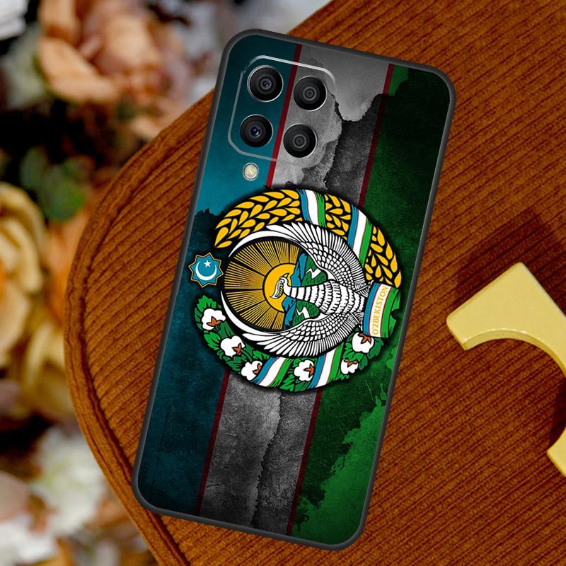 Флаг Узбекистана Для Samsung Galaxy M32 M52 M12 M55 M15 M13 M23 M33 M53 M20 M21 M51 M34 M54 M30s M31s Чехол