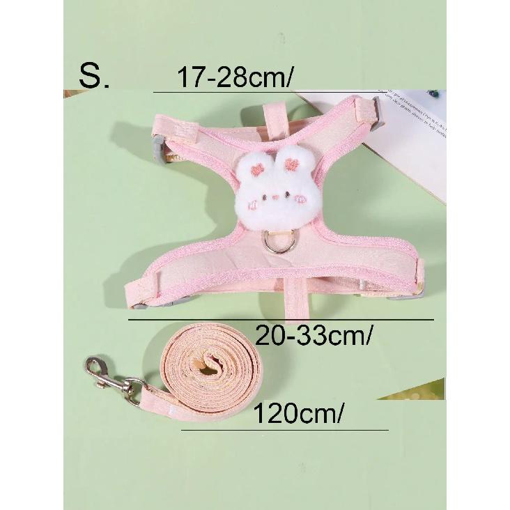 Adjustable Pet Harness Leash For Cats, H-Type Anti-Escape Cat Walking Vest, For Outdoor Use Only SP2412078745178766