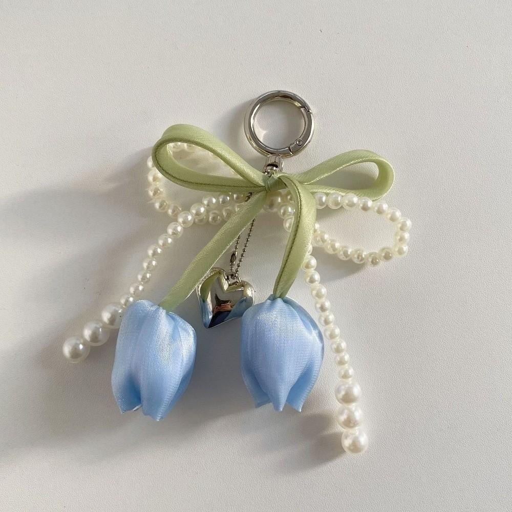 Сделай сам Подвеска для мобильного телефона Лента Жемчуг Кружево Брелок Мода Кружево Бант Аксессуары для сумки Шарм для сумки