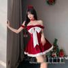 New Christmas Bunny Girl Costume Set - Bandeau Dress Battle Robe