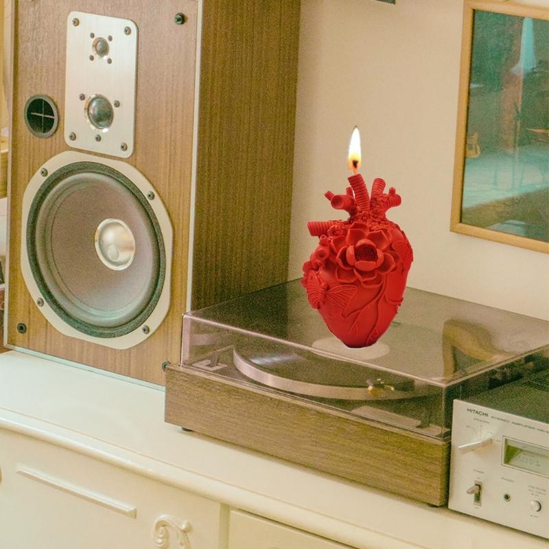 Силиконовая форма «Злое сердце», форма для ароматерапии, декоративная форма для рукоделия, человеческие органы, гипсовая цементная форма для домашнего декора