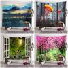 Home Decoration Secluded Forest Tapestry Hanging Cloth Famous Mountain Scenery Real Background Cloth Tapestry