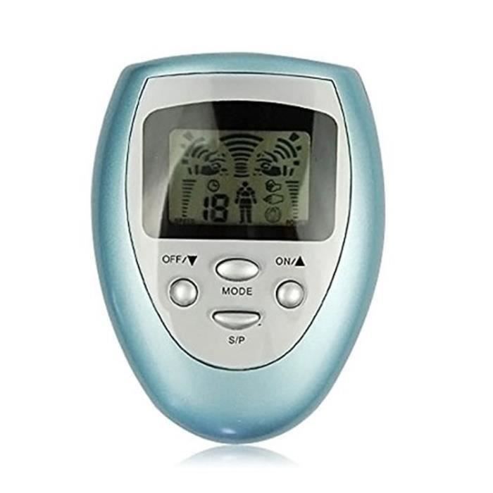Appareil Electrostimulation 4 Patchs 8 Programmes - Ecran LCD, NEUTRE Appareil d'électro-stimulation Slimming Massager Z02D2