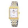 Watch - LOTUS - Rectangular - Two-tone Steel - White Dial - Quartz Movement