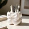 Creative Bow Pen Holder 3D Printed Makeup Brush Storage Case Desktop Organizer  Vanity Organizer