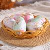 7Pcs/Set Colorful Bunny Easter Eggs Painted Plastic with Basket Hanging Pendant DIY Easter Egg
