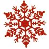 Merry Christmas Glitter Snowflakes Christmas Xmas Tree Ornaments Party Home Decoration