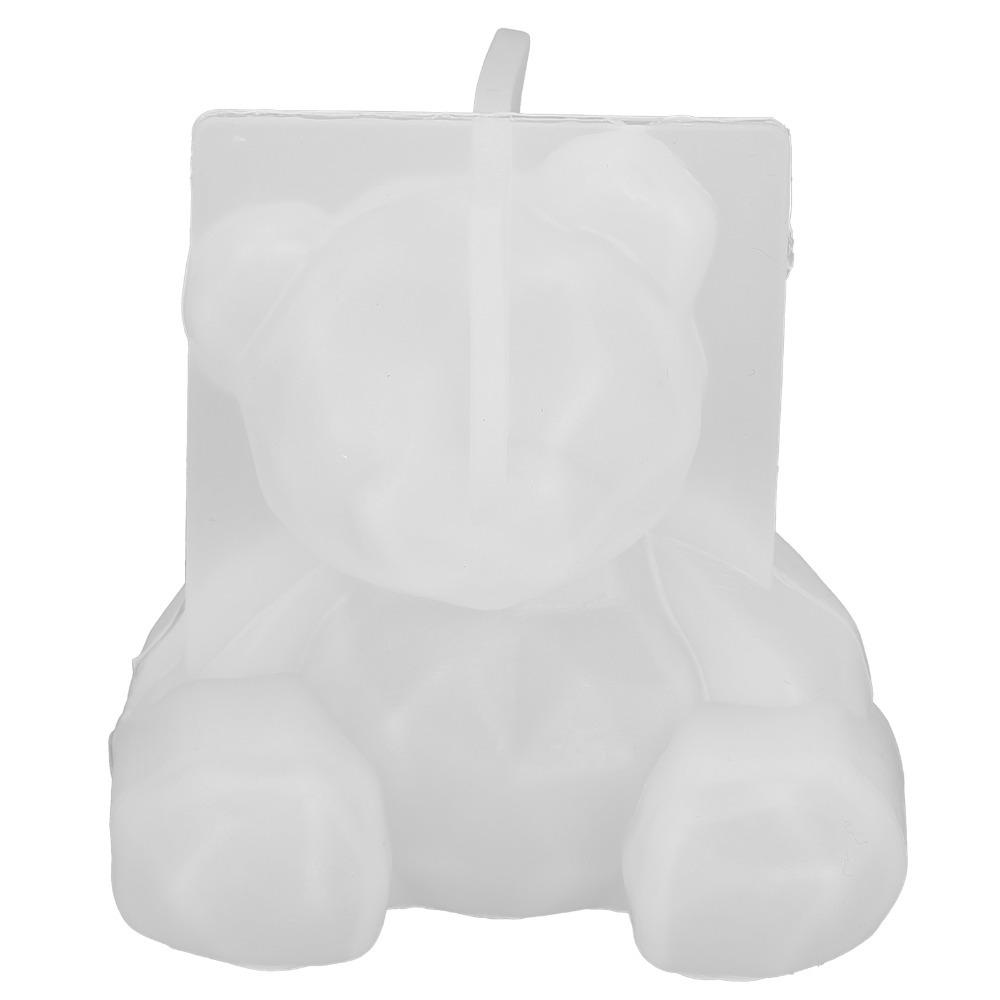 3pcs Food-Grade Silicone Animal Silicone Mould Cute Bear Bear Candy Mould  Cake Decoration