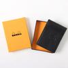 Органайзер RHODIA Mini с 3 кольцами (11x8см, Диаметр кольца 11мм, Козья кожа) Brion Orange cf11ogz02-or