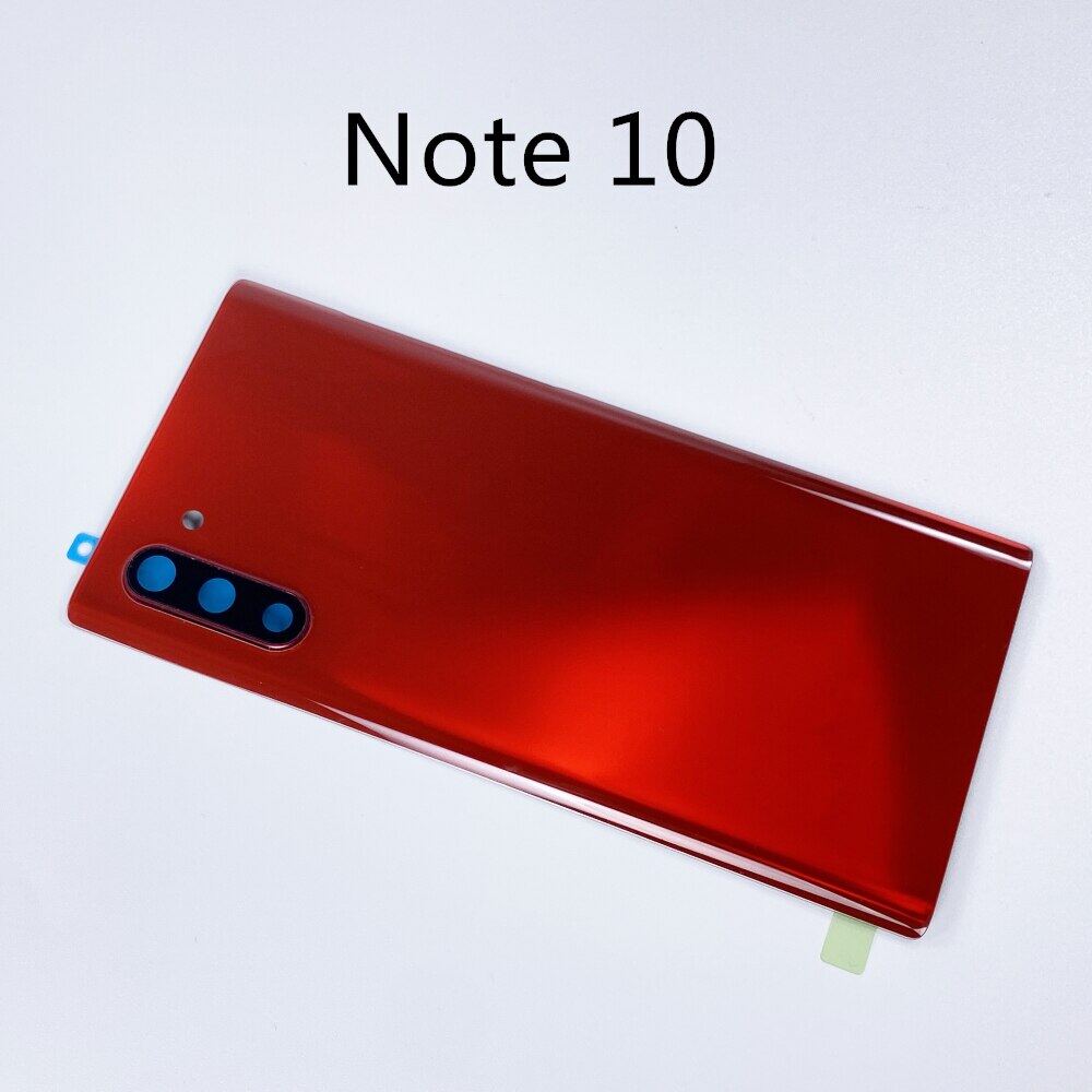 Для Samsung Galaxy Note 10 N970 N970F задняя панель для note10 Plus note10 + N975 N975F корпус задней двери с аккумулятором для камеры