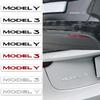 Car Original ABS Letter Logo Rear Tailgate Trunk Emblem Stickers For Tesla MODEL 3 MODEL Y SpaceX DUAL MOTOR Model S Model X