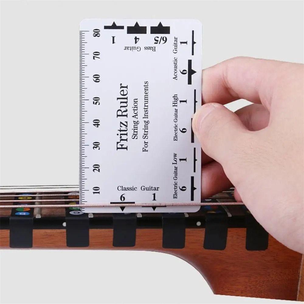 Measurement String Pitch Ruler Luthier Tools Action Gauge Ruler Guitar Ruler  Classical Guitar