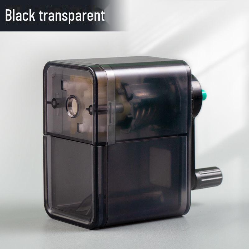 Точилка для древесного угля и художественных карандашей с ручным приводом и автоматической подачей