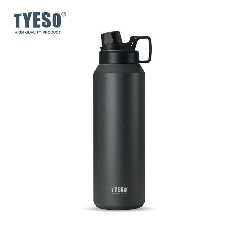 Tyeso New Stainless Steel Portable Sports Bottle Large Capacity Thermos Cup Outdoor Portable Frosted Water Cup