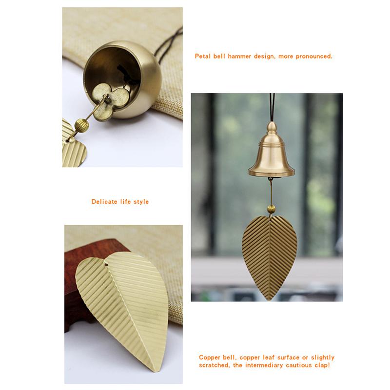 Japanese Copper Wind Chimes - Handcrafted Outdoor Garden Bells with Melodic Tone for Yard & Home Decor
