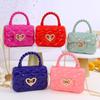 Heart Mini Shoulder Bags PU Coin Wallets New Handbags Women Girls