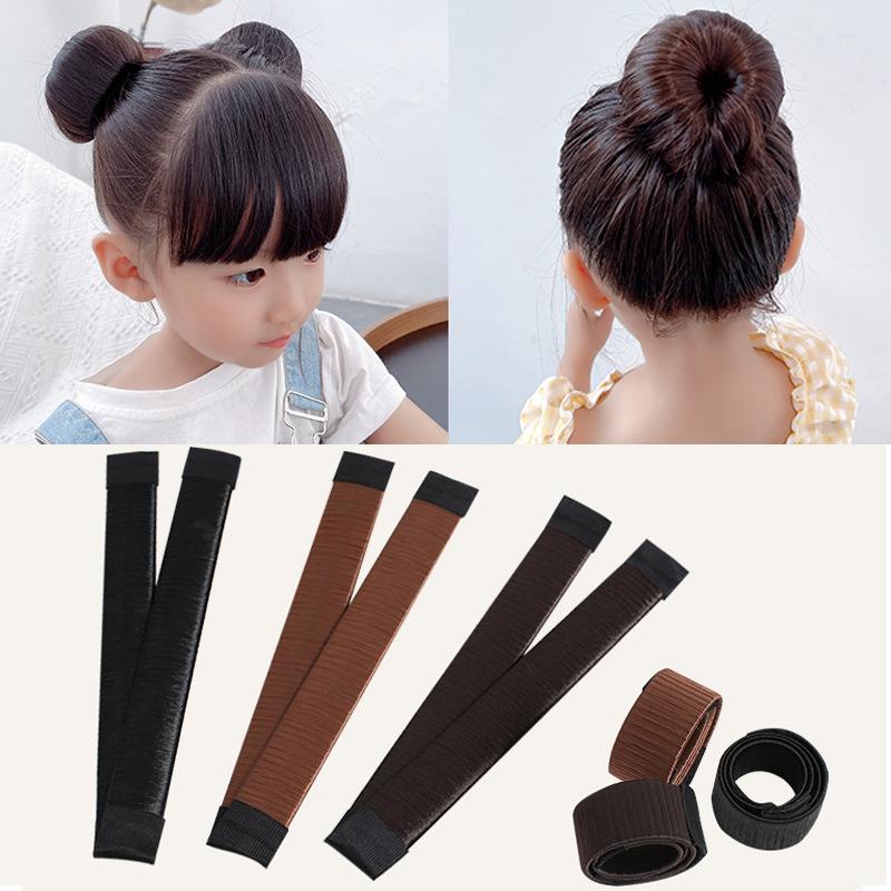 Synthetic Wig Donuts Bud Head Bands Ball French Twist Magic DIY Tool Bun Maker Sweet Dish Made Hair Band Korean Hair Accessories