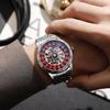 Креативные вращающиеся полые циферблаты полностью автоматические водонепроницаемые светящиеся мужские модные механические часы подарок на день святого валентина подарок на день рождения часы