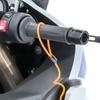 Antivol bloque disque alarme moto + câble de rappel Tourtecs 110dB noir