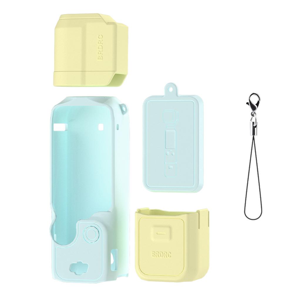 Силиконовый чехол для ручки DJI Osmo Pocket 3 Мягкий чехол-накладка Защитная крышка для объектива Защитный чехол от царапин для аксессуаров DJI Pocket 3