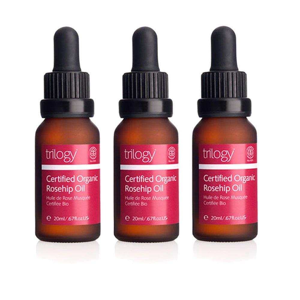 Trilogy Сертифицированное органическое масло шиповника 20 мл x 3