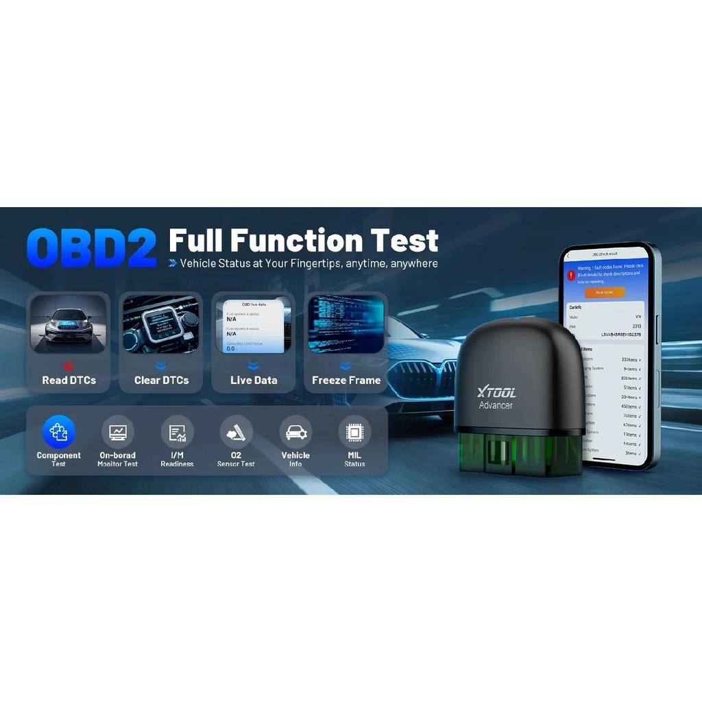 XTOOL OBD2 Сканер AD20PRO Bluetooth OBDII Считыватель кодов Полностью системный диагностический инструмент Тест аккумулятора Сброс масла Программное обеспечение Бесплатное обновление