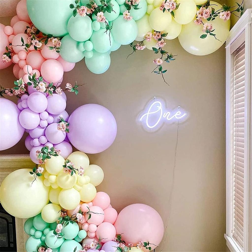 Wedding Birthday Baby Shower Gender Reveal Decorations Dusty Blue White Balloon Arch Garland Kit