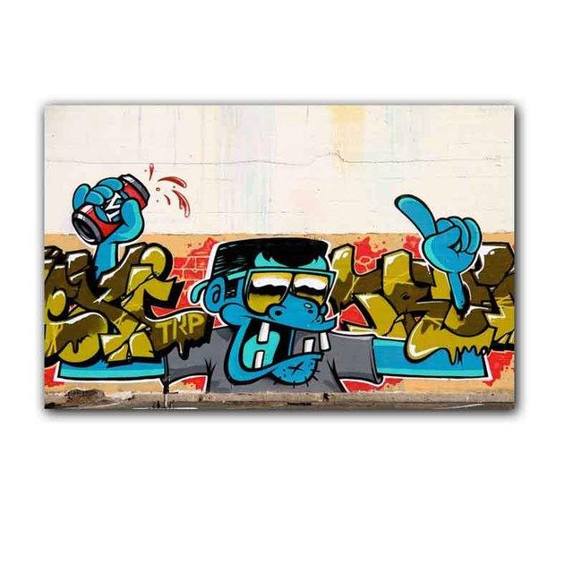 Настенная живопись Бэнкси, уличное граффити, культура, постер, портрет знаменитости, картина маслом, картина на холсте, украшение дома, фреска, без рамки