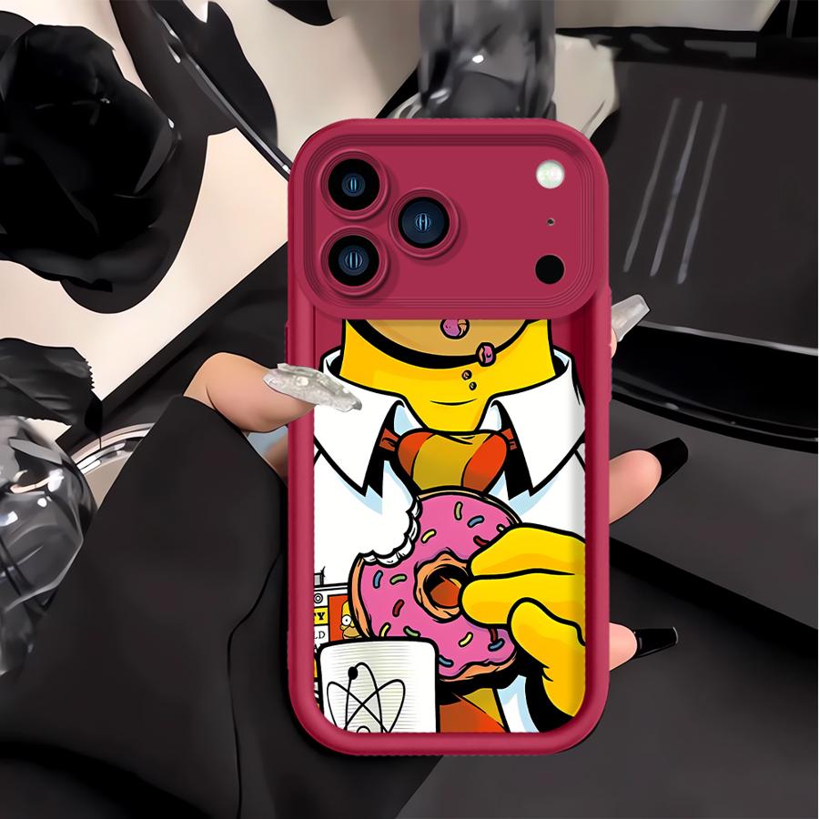 Чехол для телефона S-simpsons для Apple iPhone 17 Pro Max 12 15 Air 13 Mini 14 Plus XR 11 XS 16 16e