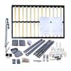 Invisible Wall Bed Hardware Kit with Flip-Down Desk Style