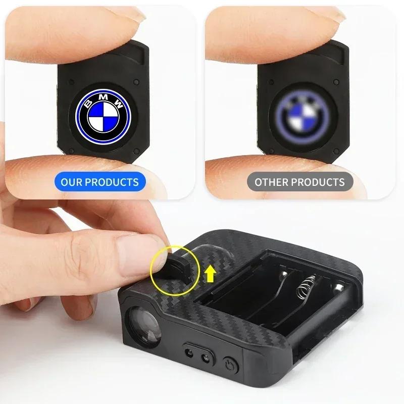OVMOV1 E90 2025 Car Logo Wireless Courtesy Car Door Projector LED Shadow Lights Lamp For BMW E46 E85 E60 F10 E39 F30 E36 F20 E87 E90 E7