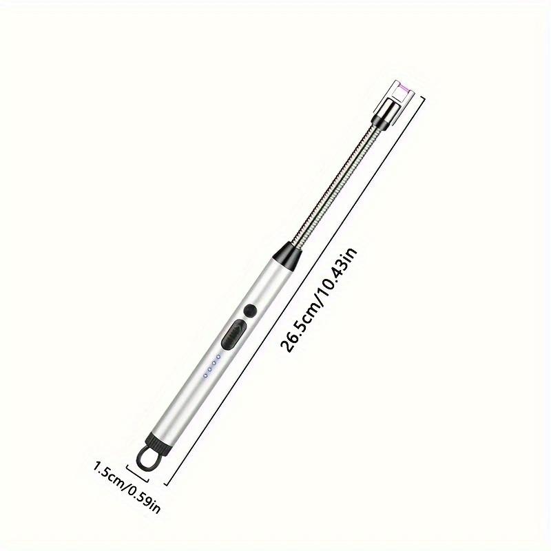 USB-зажигалка с быстрым зарядом и долгим сроком службы | Удлиненный термостойкий металлический корпус | Многоцелевая зажигалка-палочка для кемпинга на открытом воздухе, в чрезвычайных ситуациях