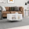 VidaXL Coffee Table High Gloss White 60x50x36.5 Cm Engineered Wood 830542