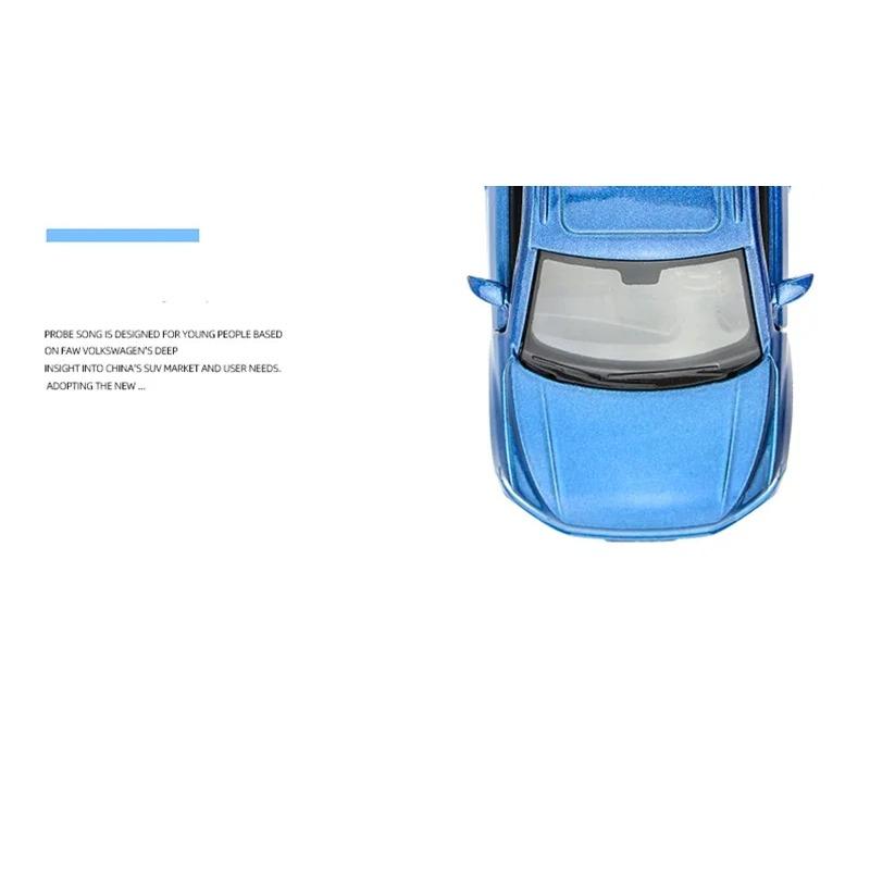 1/36 Модель автомобиля из сплава Volkswagen T-ROC Литая под давлением и игрушечные транспортные средства Металлическая модель автомобиля Симуляция Оттягивание назад Коллекция Детская игрушка F344