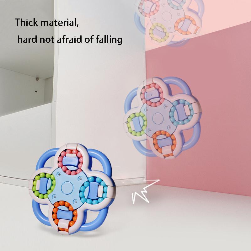 Цветной Кубик Магические Бобы Игрушки для кончиков пальцев Антистресс Спиннер Головоломка Лабиринт Интерактивная игра для взрослых и детей Cubo Magico