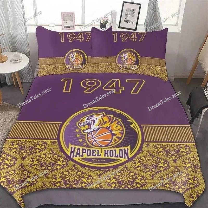 3D-печатное всесезонное постельное белье Hapoel Holon Комплекты постельного белья Одеяла Мягкое покрывало и наволочки Односпальное Двуспальное Queen King