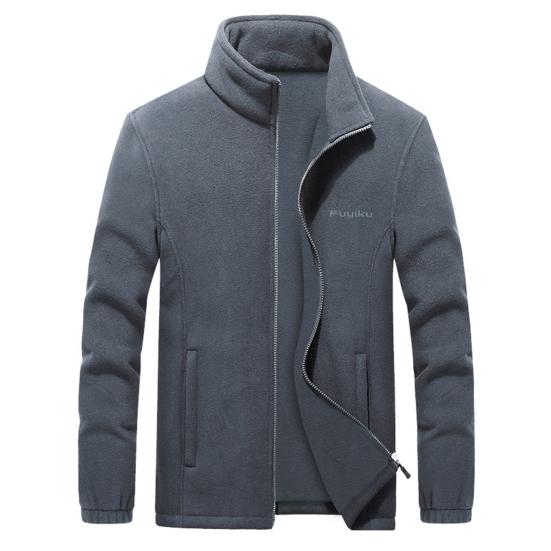 Зимнее пальто с длинными рукавами, ветрозащитная 3D резка, мужская теплая флисовая куртка, верхняя одежда для улицы