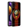 Черный чехол для телефона с изображением флага СССР для Xiaomi Redmi 11 Prime 11A 12C 13C A1 A2 + 12 4G 10 5G 8A 9A 10A 9C 10C 9i 12R Note 9T