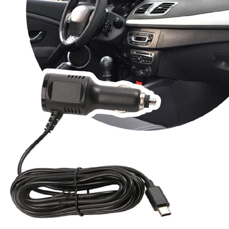 Extra Long Car Charger Type C To USB 5V1A Smartests Current Distribution For Multiple Devices In Trucks SUVs