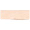 Wall Shelf 60 x 20 x 2 cm Solid Oak Untreated