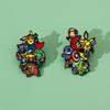 Креативная Личность Покемон Металлический Значок Стиль Супергероя Marvel Брошь Покемон