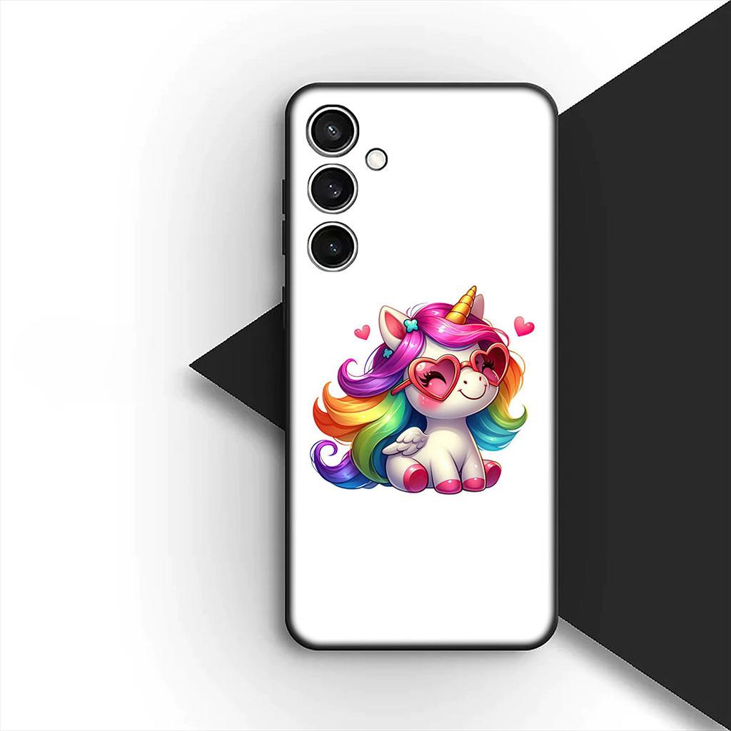 Protective Cover for Motorola Moto Edge 70 60 Fusion NEO Pro G56 G96 G04 G05 20 G Stylus Casing Phone Case Unicorn Cartoon