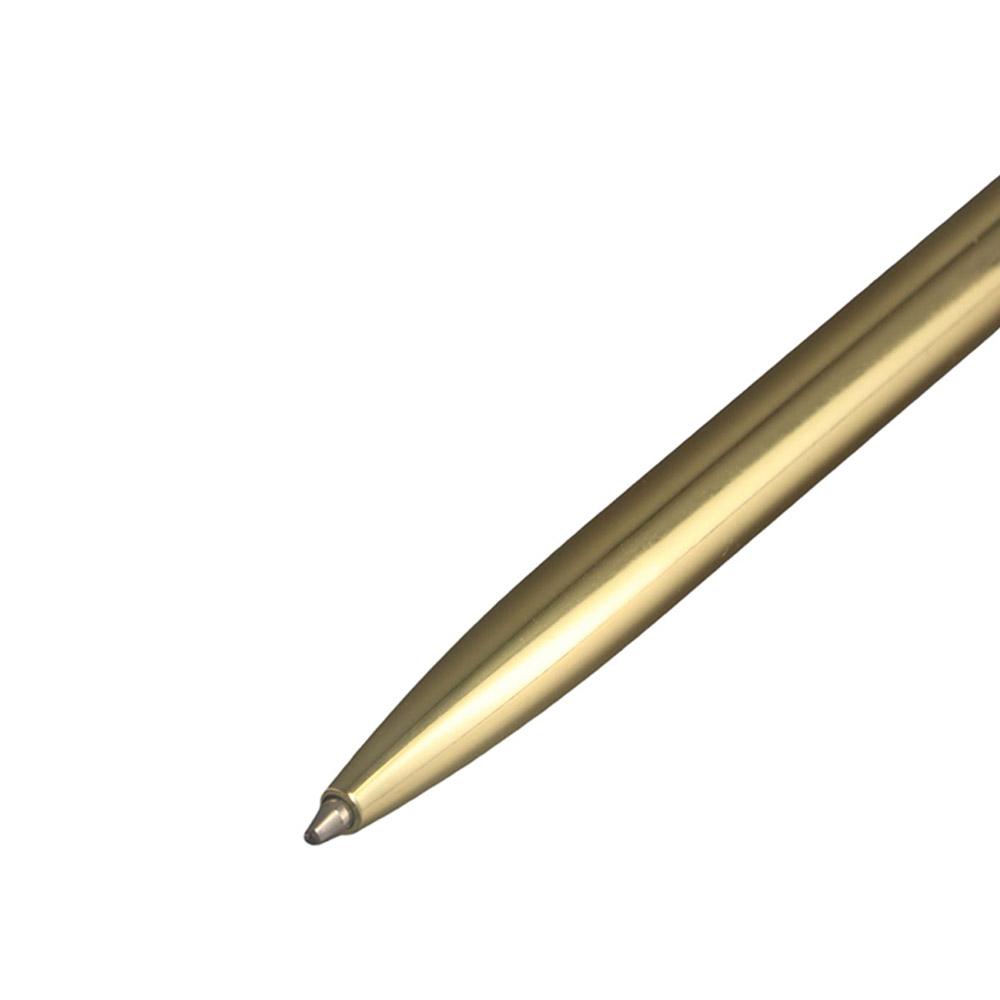 Office Supplies Stationery Stainless Still Metal Ball Pen Slender Ballpoint Pen Rod Rotating